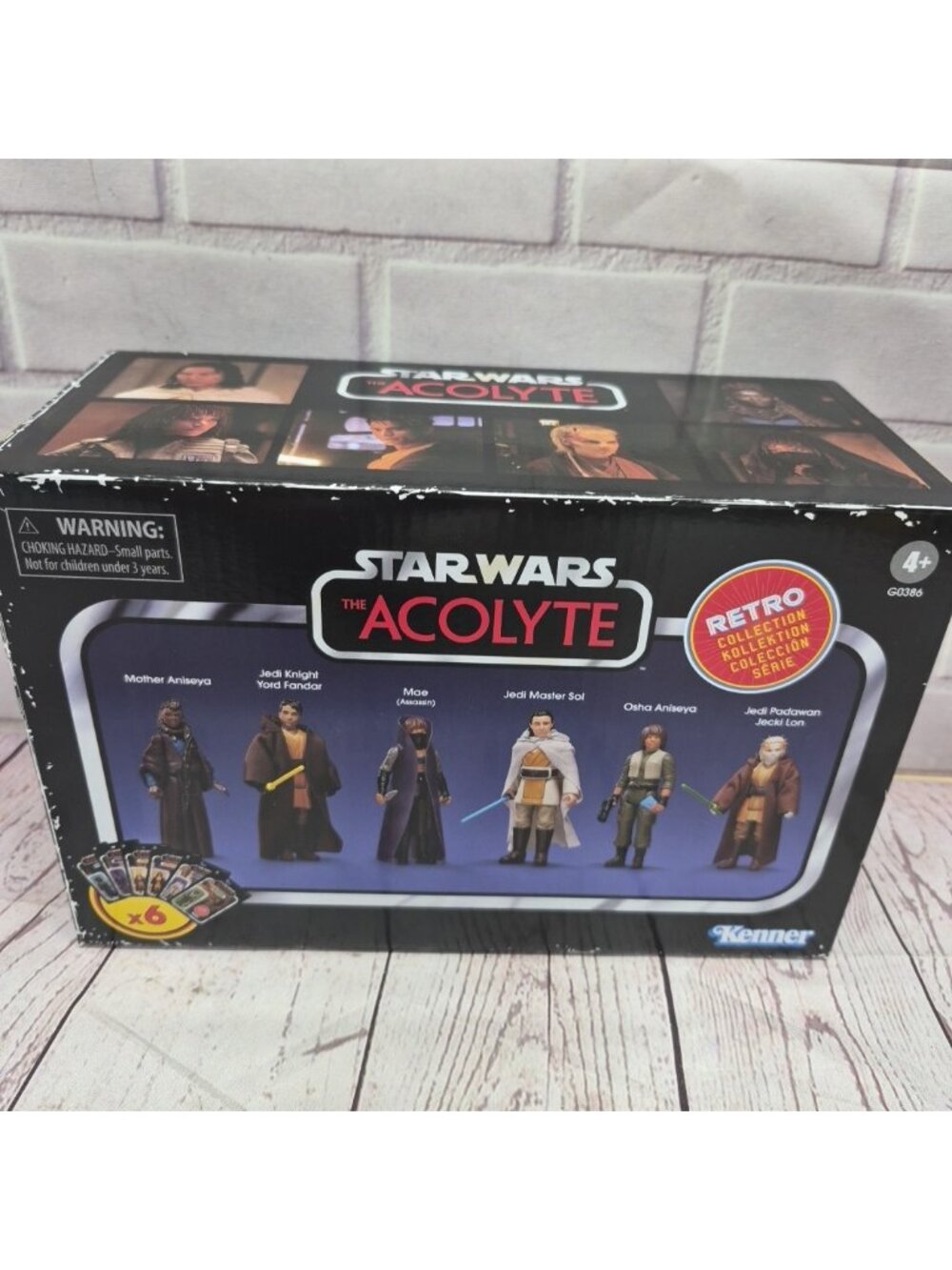Star Wars Acolyte Retro Collection Kenner 6 Pack 3.75” Figure Set Multipack~NIB
